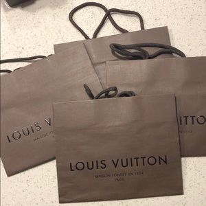 Louis Vuitton shopping bags